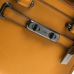 Coach Mustard Leather Swagger 20 Tote
