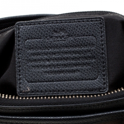 Coach Black/Brown Signature Coated Canvas Morgan Tote