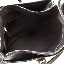 Coach Black/Brown Signature Coated Canvas Morgan Tote