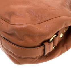 Pre Owned Coach Tan Leather Madison Maggie Hobo