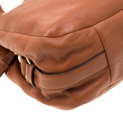 Pre Owned Coach Tan Leather Madison Maggie Hobo