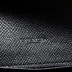 Coach Brown Signature Coated Canvas Slim Envelope Wallet
