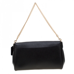 Coach Black Leather Ruby Crossbody Bag