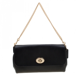 Coach Black Leather Ruby Crossbody Bag