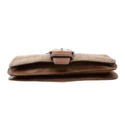 Coach Beige/Brown Signature Canvas and Leather Shoulder Bag