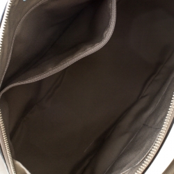 Pre Owned Coach Grey Leather Sierra Top Handle Bag