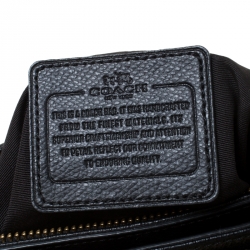 مملوكة مسبقًا Coach Black Leather Double Zip Tote   