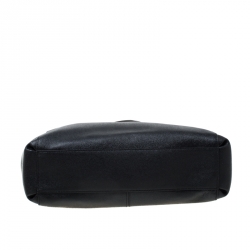 Pre Owned Coach Black Leather Christie Carryall Satchel  