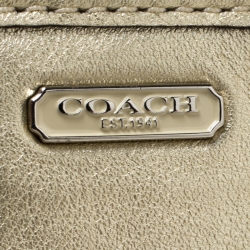 Coach Multicolor Striped Nylon and Leather Legacy Swingpack Crossbody Bag