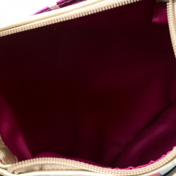 Coach Multicolor Striped Nylon and Leather Legacy Swingpack Crossbody Bag