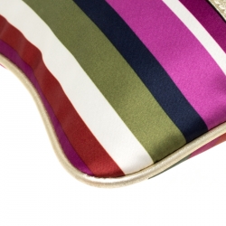Coach Multicolor Striped Nylon and Leather Legacy Swingpack Crossbody Bag