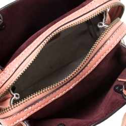 Coach Peach Leather Crossbody Bag