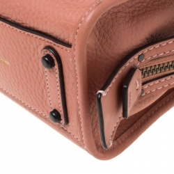 Coach Peach Leather Crossbody Bag