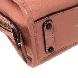 Coach Peach Leather Crossbody Bag