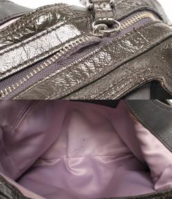 Coach Dark Green Leather Maggie Shoulder Bag