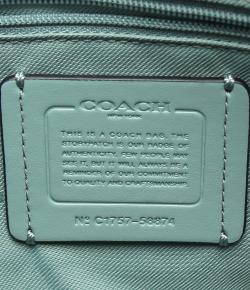 مملوكة مسبقًا حقيبة كوتش براري جلد أزرق محبب