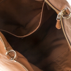 Pre Owned Coach Tan Leather Sofia Satchel