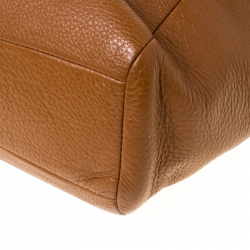 Pre Owned Coach Tan Leather Sofia Satchel