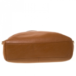 Pre Owned Coach Tan Leather Sofia Satchel