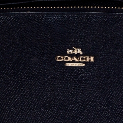 Pre Owned Coach Black Leather Christie Carryall Satchel 