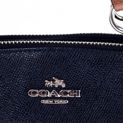 Pre Owned Coach Black Leather Mini Christie Carryall Crossbody Bag