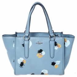 Coach tote best sale bag light blue