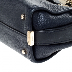 Pre Owned Coach Navy Blue Leather Swagger 20 Tote