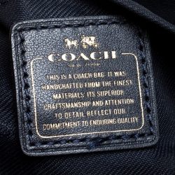 Pre Owned Coach Navy Blue Leather Swagger 20 Tote