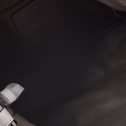 Pre Owned Coach Off White Leather Nomad Fringe Hobo