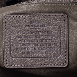 Pre Owned Coach Off White Leather Nomad Fringe Hobo