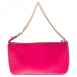 مملوكة مسبقًا Coach Hot Pink Leather Shoulder Bag