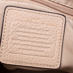 Pre Owned Coach Beige Leather Ava Satchel
