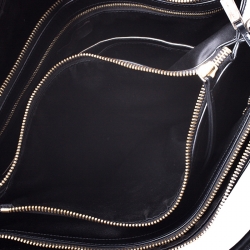 Pre Owned Coach Black Leather Borough Tote