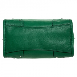 Pre Owned Coach Green Leather Mini Rhyder 33 Satchel