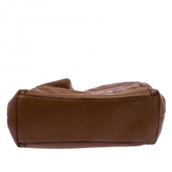 Pre Owned Coach Brown Leather Edie Shoulder Bag