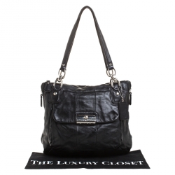 Pre Owned Coach Black Leather Kristin Shoulder Bag