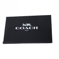 Pre Owned Coach Brown Suede Fringe Dinky Crossbody Bag