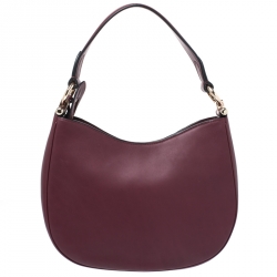 Pre Owned Coach Burgundy Leather Nomad Hobo