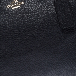 Pre Owned Coach Black Leather Kenley Satchel 
