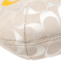 Pre Owned Coach Multicolor Canvas Swingpack Crossbody Bag