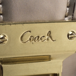 Pre Owned Coach Multicolor Canvas Swingpack Crossbody Bag