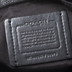 Pre Owned Coach Black Leather Small Christie Carryall Satchel