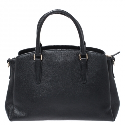 Pre Owned Coach Black Leather Small Christie Carryall Satchel