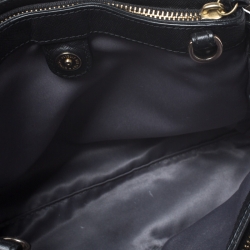 Pre Owned Coach Black Leather Christie Caryall Tote