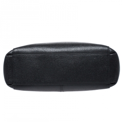 Pre Owned Coach Black Leather Mini Christie Carryall Shoulder Bag