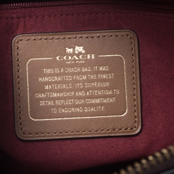 مملوكة مسبقًا حقيبة كوتش سيرا جلد عنابي لامع