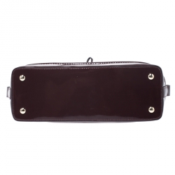 مملوكة مسبقًا حقيبة كوتش سيرا جلد عنابي لامع