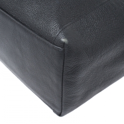 Pre Owned Coach Black Leather Edie Tote