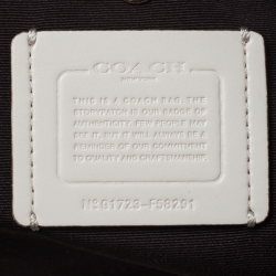 Coach Beige/Cream Coated Canvas Small Christie Carryall Satchel