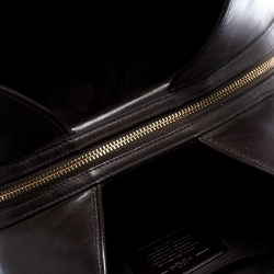 Pre Owned Coach Beige and Brown Signature Canvas and Leather Edie Tote